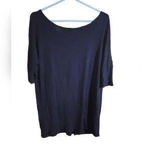 Active collection womens 3/4 sleeve dark navy blue size Medium